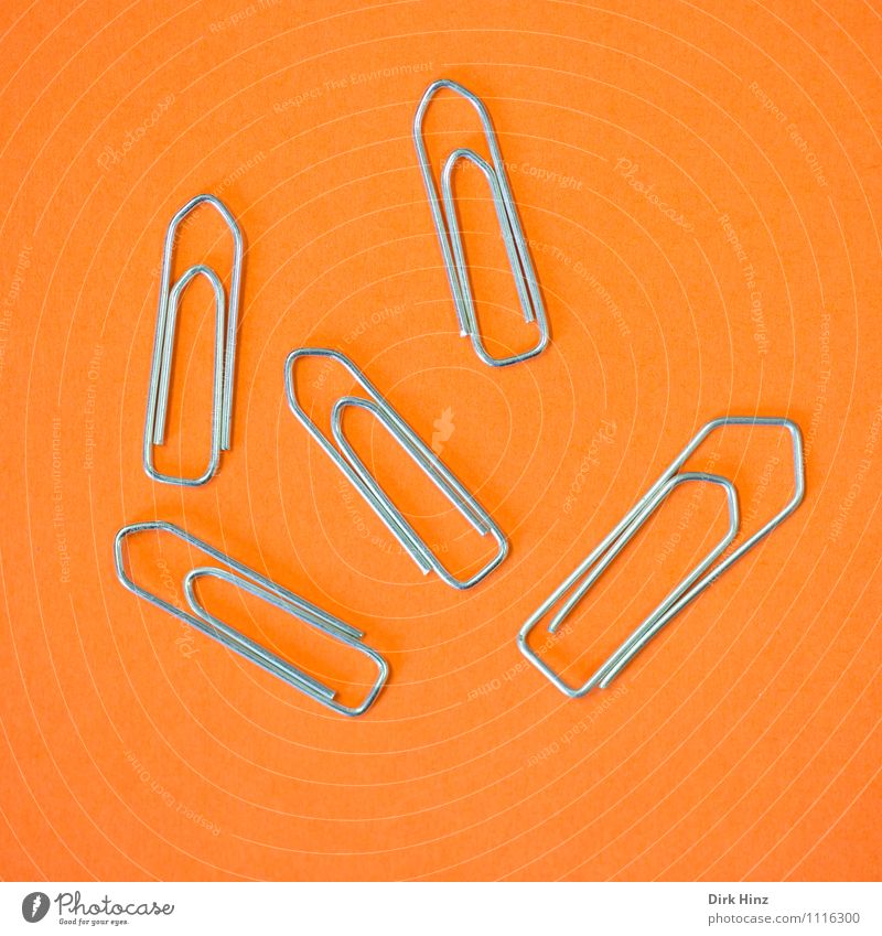 paperclips Sign Orange Silver Equal Testing & Control Holder Office Paper clip Tack Arrangement Administration Stationery Staple Public service