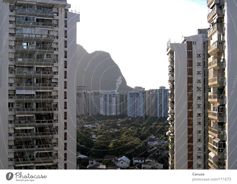 skyscraper Hotel House (Residential Structure) High-rise Rio de Janeiro Vacation & Travel Brazil Summer Building Balcony Tourism Beach Physics Morning Coast