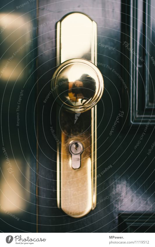 handle cleaning Metal Gold Glittering Car door Lock Keyhole Mirror Green Closed Entrance Safety Exclude Barred Wooden door Door handle Flat (apartment)