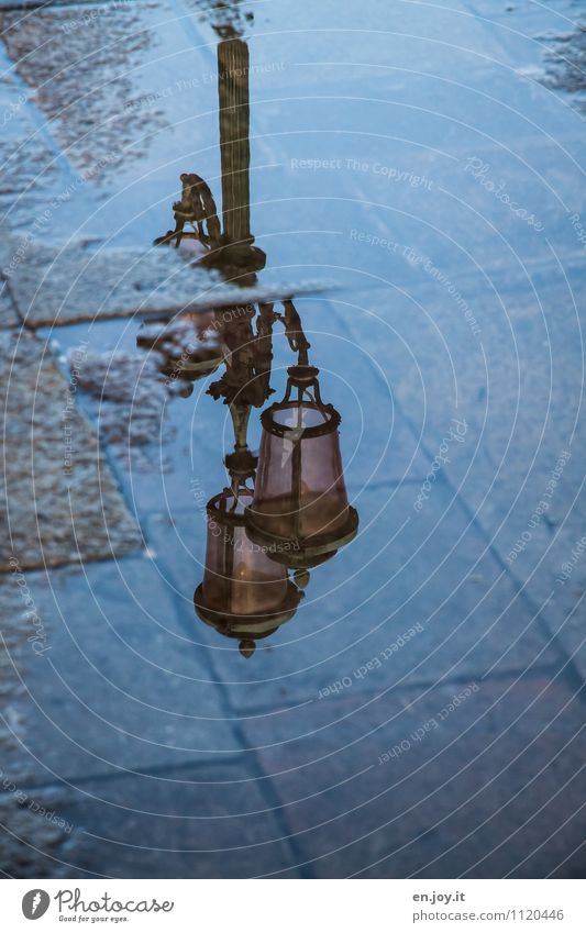 watermark Street lighting Water Puddle Venice Lanes & trails Fluid Wet Romance Sadness Concern Grief Death Lovesickness Longing Loneliness Hope Nostalgia Dream