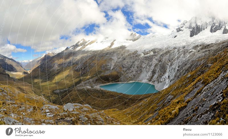 Punta Union, Cordillera Blanca, Santa Cruz Trek, Peru Beautiful Vacation & Travel Adventure Snow Mountain Nature Landscape Water Lake Lanes & trails Natural