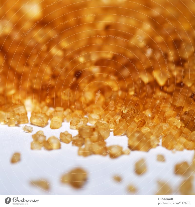 Sugar² I Brown White Grainy Sweet Amber Glittering Corner Hard Syrup Nutrition Unhealthy Macro (Extreme close-up) Close-up Candy Gold Sticky Crystal structure