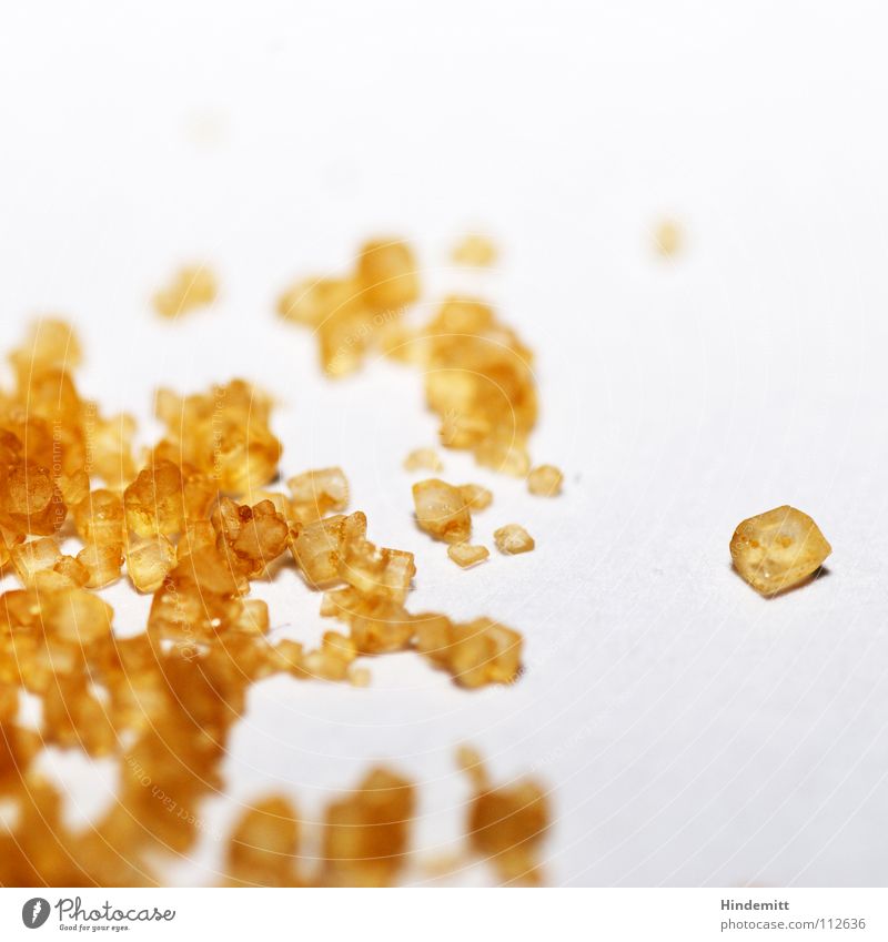 Sugar² II Brown White Grainy Sweet Amber Glittering Corner Hard Syrup Nutrition Unhealthy Isolated Loneliness Macro (Extreme close-up) Close-up Candy Gold