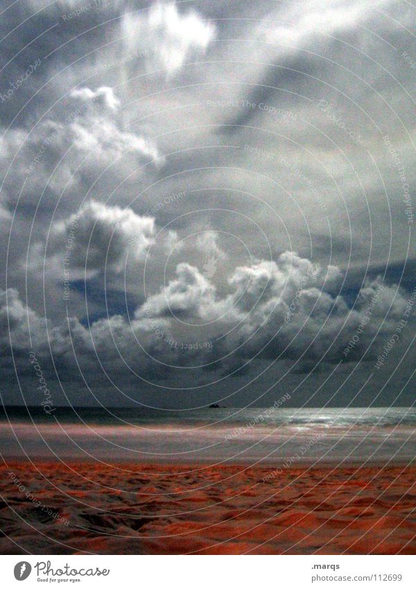 With waves, storms, shaking, fire... Beach Twilight Night Long exposure Ocean Wet Surf Tide Waves Dark Loneliness Calm Far-off places Vacation & Travel Moody