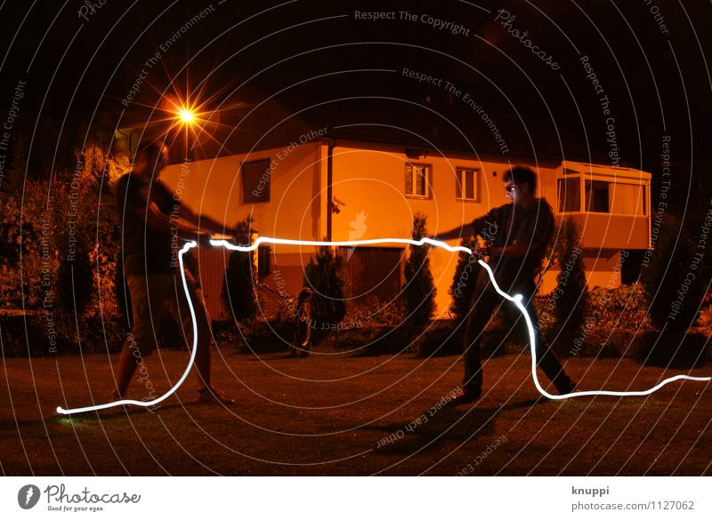 light rope pulling Design Sports Fitness Sports Training Human being Masculine Young man Youth (Young adults) Man Adults Brothers and sisters Family & Relations