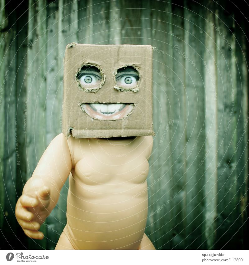 Here Are Your Whimsical Photos of a Little Man Made Out of  Boxes for  the Weekend