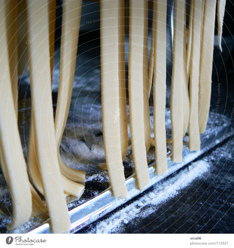 the noodles Noodles Dough Fresh Self-made Flour Nutrition pasta machine Row