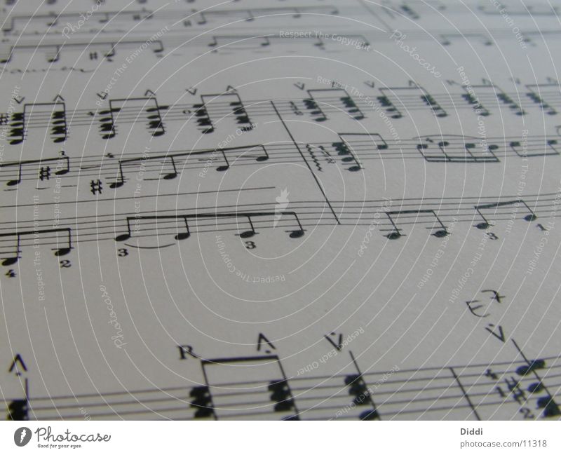 grades Paper Things Musical notes