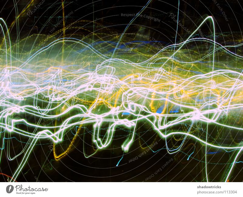 stress Light Long exposure Strip of light Black Red Physics Yellow Lightning Electricity Waves Hissing wiper in the aftermath of n8 Movement Blaze