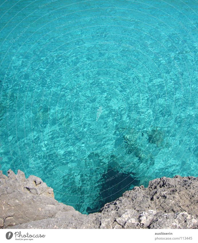 Clear Wet Ocean Majorca Turquoise Cliff Vacation & Travel Water Clarity Blue