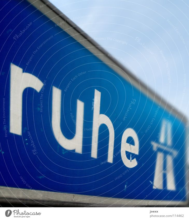 Partial view of the highway exit sign "Karlsruhe" tranquillity Highway traffic infarction Driving Signs and labeling Signage Crash Loud Disturbance