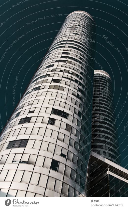 tower 8 Anonymous Ambitious Town Diagonal 2 Loneliness Success Facade Window Corporate building Building Tall Pattern Luxury Round Stress Wall (building) White