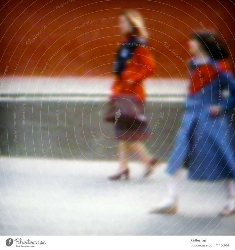 visual Blur Woman Going Seventies Super 8 Human being walk Film industry kallejipp