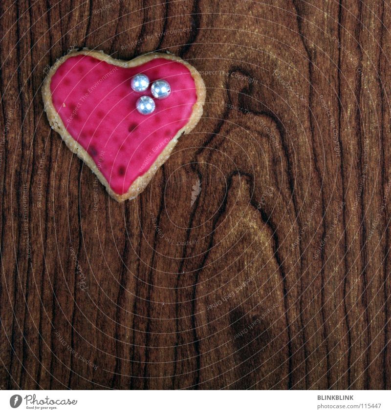 heart massive Wood Red Pink Love Delicious Brown Icing Sweet Table Ornate Precious Sugar perl Baked goods Heart Pearl Wood grain Feasts & Celebrations