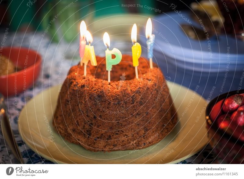 Birthday Cake To have a coffee Eating Feasts & Celebrations To enjoy Delicious Colour photo Interior shot Deserted Artificial light Shallow depth of field