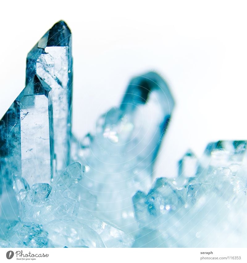 Rock Crystal Rock crystal deep quartz Quartz Prism Alternative medicine Medication Pure Purity Transparent Crystal structure Ice crystal Snow crystal Stone