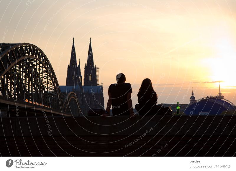 2 - samkeit in Kölle City trip Summer Sun Young woman Youth (Young adults) Young man Human being 13 - 18 years 18 - 30 years Adults Sunrise Sunset Spring