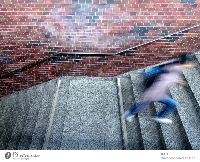 hurry up . . . . Human being Young woman Youth (Young adults) Young man Woman Adults Man Life 1 Town Tunnel Manmade structures Building Wall (barrier)