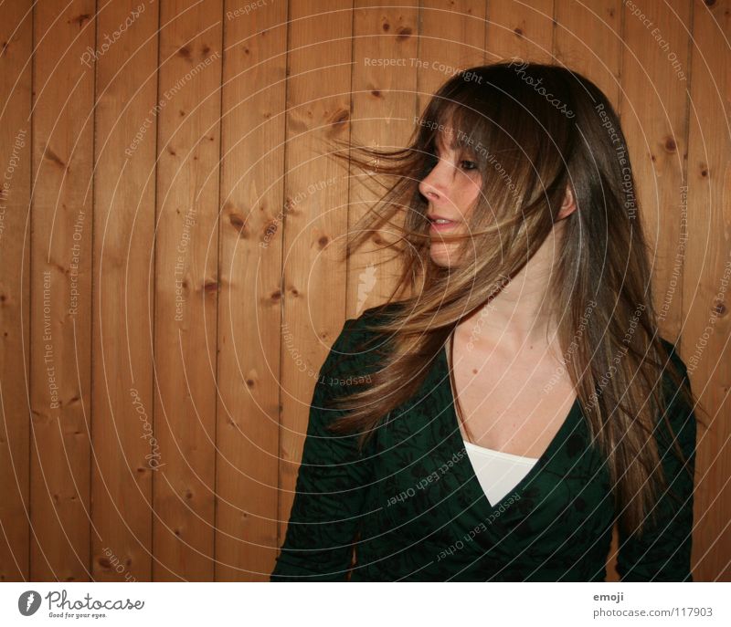 miss luzern Woman Youth (Young adults) Rocking out Party Authentic Wooden wall Air Breeze Beautiful Sweet Beauty Photography Lust Emotions To enjoy Movement