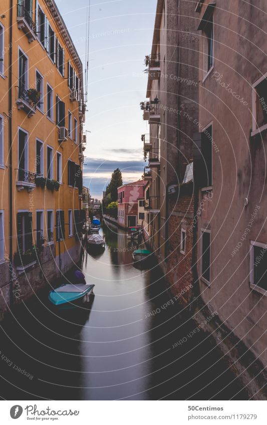 Silence and tranquillity in the streets of Venice Luxury Vacation & Travel Tourism Trip Far-off places Sightseeing City trip Summer vacation Sunrise Sunset