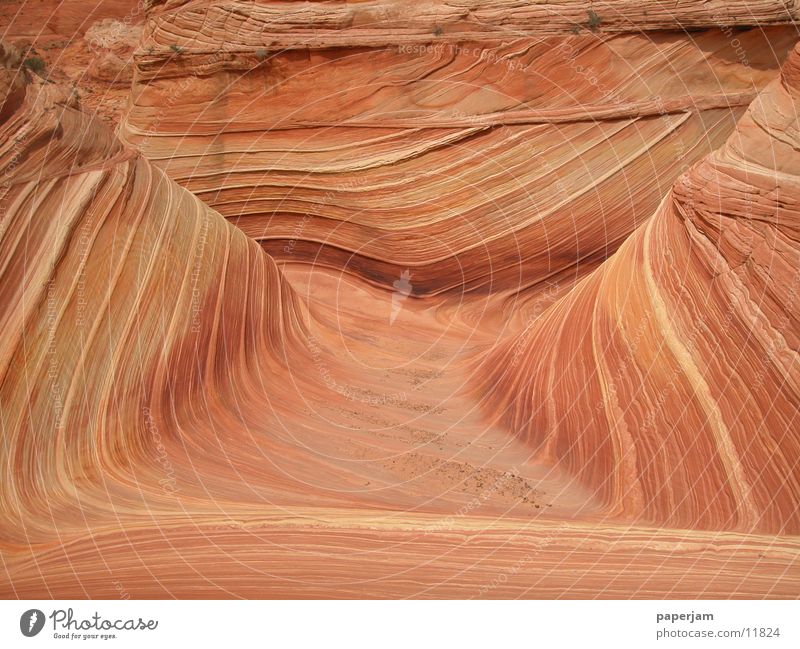 The Wave 2 Erosion Coyote Buttes Rock Stone Landscape Nature Geology Vermilion Cliffs National Monument Central perspective Deserted Miracle of Nature