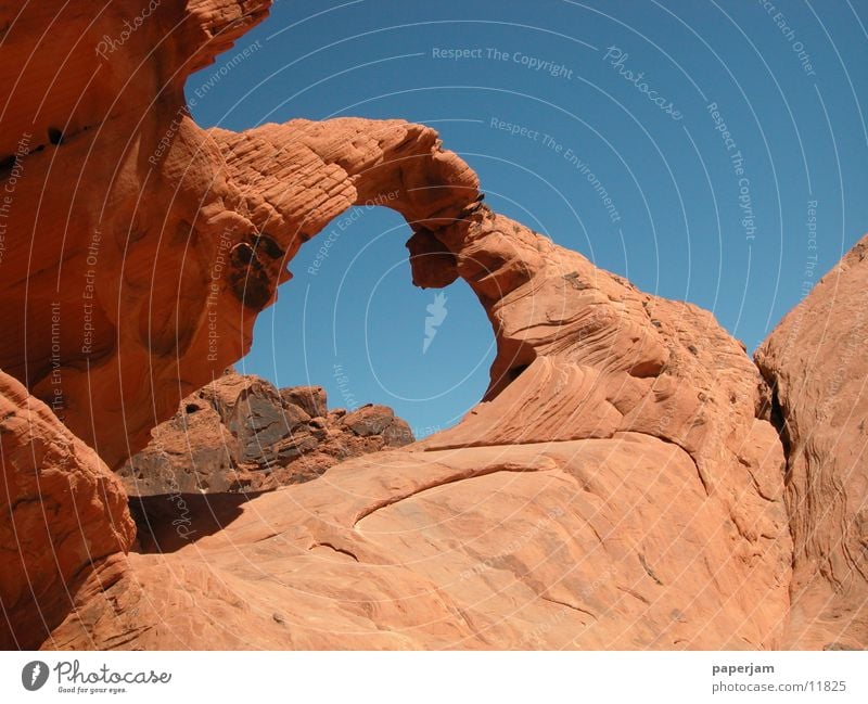 Valley of Fire Nevada Rock Stone Landscape Arch USA Valley of fire State Park Bizarre Rock arch Natural phenomenon Deserted