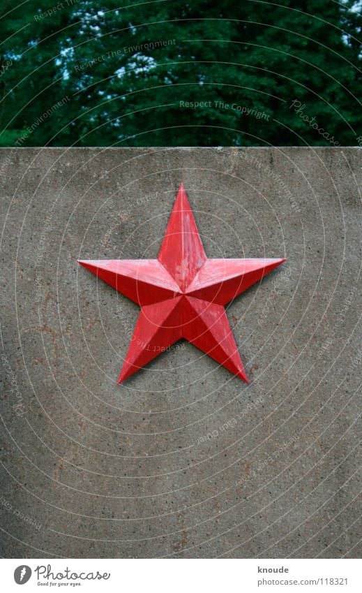 iron star Weimar Cemetery War Red Iron Concrete Wall (building) Landmark Monument Star (Symbol) Metal Russia Soviet Union