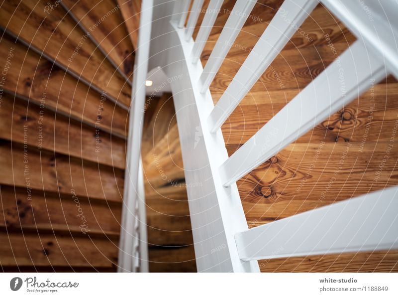 downwards Stairs Going Wood Staircase (Hallway) Banister wooden staircase Flat (apartment) Old building Downward staircase eye Redevelop Period apartment