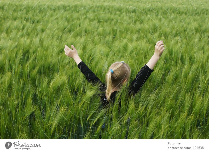 Get big? No, thanks. Human being Feminine Child Girl Infancy Head Hair and hairstyles Arm Hand Fingers 1 Environment Nature Landscape Plant Beautiful weather