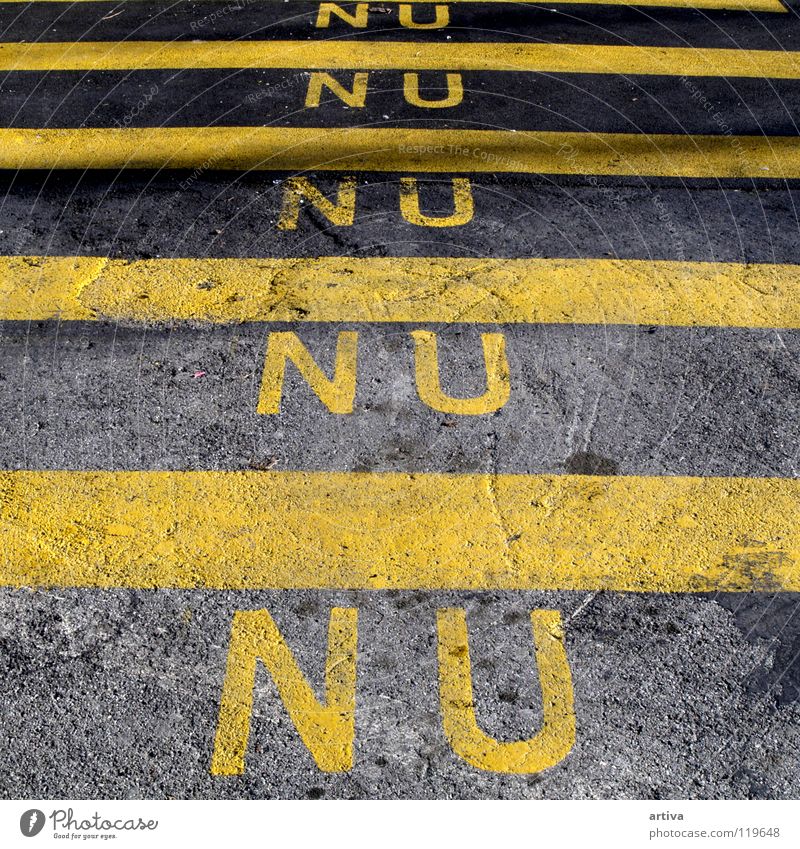 stripes Characters Yellow Stripe Traffic infrastructure nu black street Typography