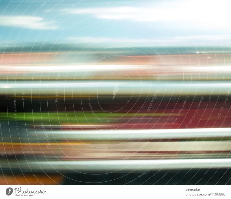 Dizziness. Transport Motoring Truck Sign Speed Heaven Colour photo Exterior shot Neutral Background