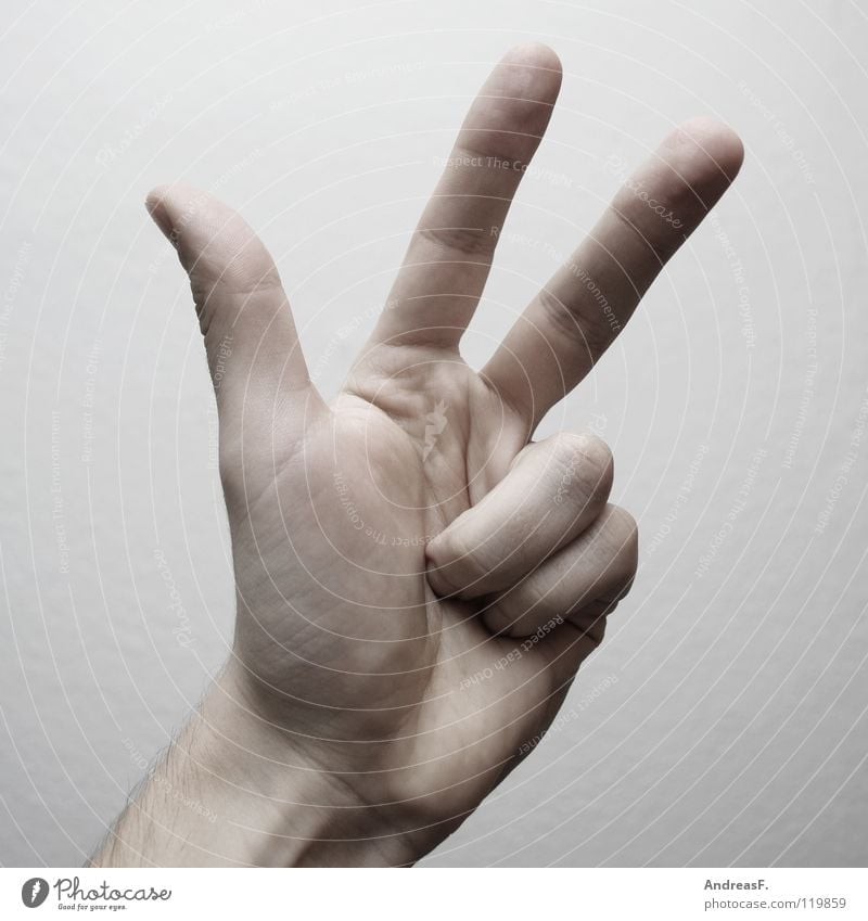 two hand sign language