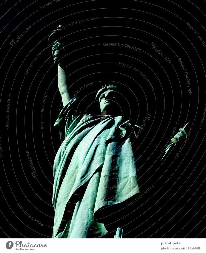 miss liberty New York New York City Statue Landmark Monument Art Culture statue of liberty Black & white photo liberty island