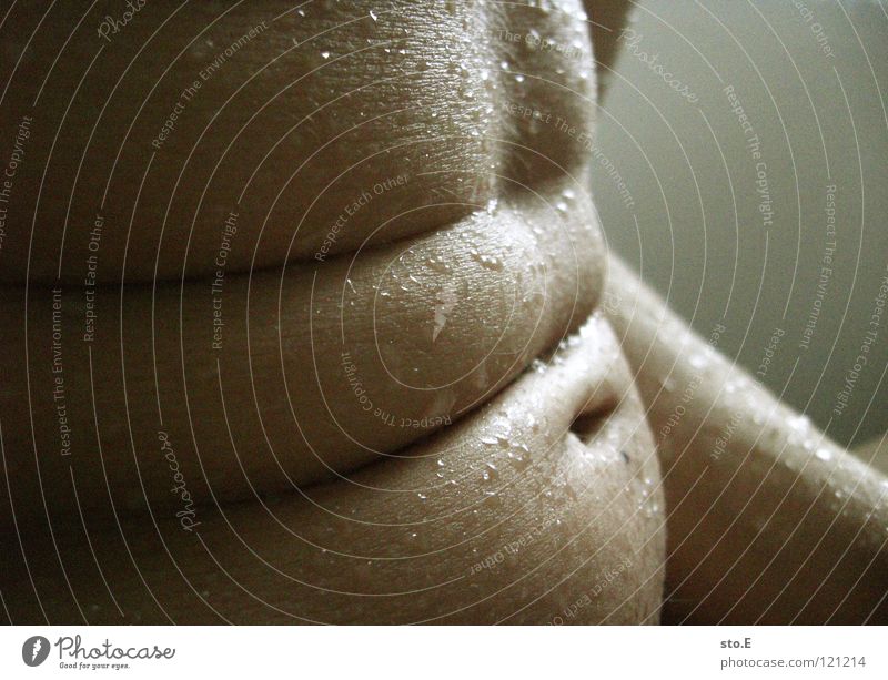 wrinkled pt.4 Fellow Posture Naked Stomach Wrinkles Wet Drops of water Shadow Personal hygiene Navel Human being Front side Man personal photo Guy