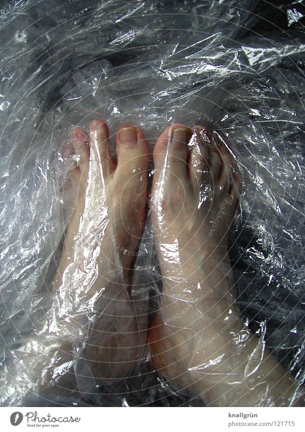 Airtight Packing film Packaging Packaging material Transparent Obscure Feet Closed Bright Skin