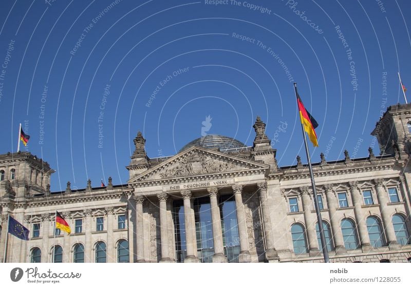 Reichstag crooked Tourism Sightseeing Politician Economy Career Advancement Future Berlin Capital city Downtown Entrance Tourist Attraction Stone Concrete Glass