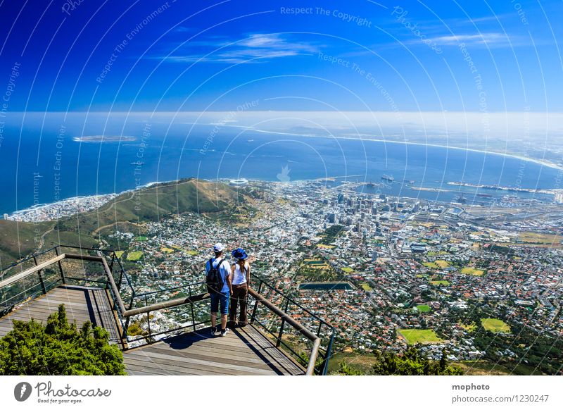 I love Capetown #2 Vacation & Travel Tourism Far-off places Sightseeing City trip Ocean Mountain Human being Woman Adults Man Couple Partner 18 - 30 years