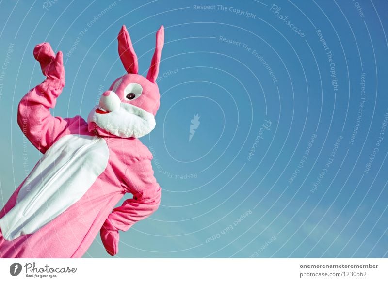 bunny style Art Work of art Esthetic Pink Hare & Rabbit & Bunny Hare ears Hare hunting Buck teeth Costume Carnival costume Joy Comical Funster