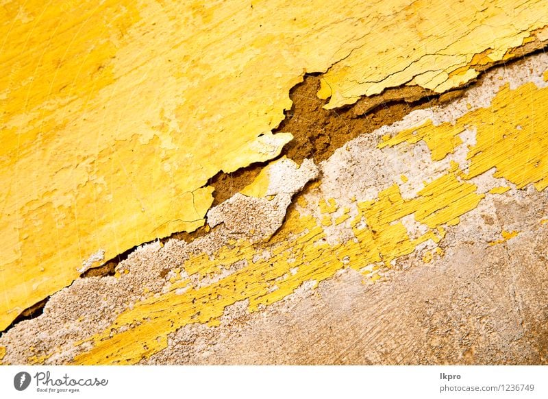 yellow in texture wall Design Decoration Wallpaper Building Architecture Stone Old Retro Yellow Consistency backdrop Surface Grunge Material construction board