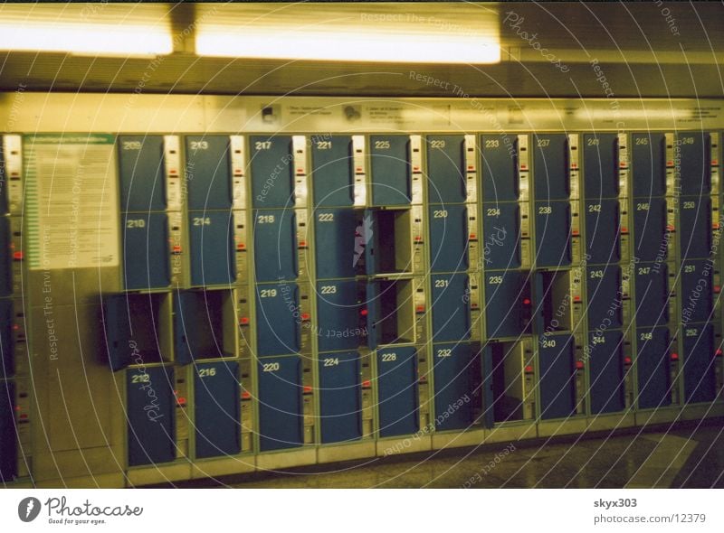 lockers London Underground Photographic technology