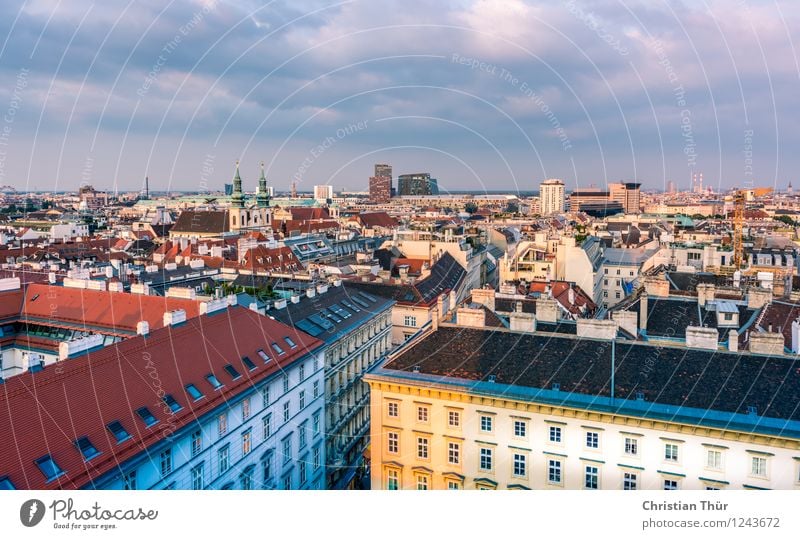 Vienna City Harmonious Well-being Contentment Leisure and hobbies Vacation & Travel Tourism Trip Sightseeing City trip Summer Environment Clouds Sun