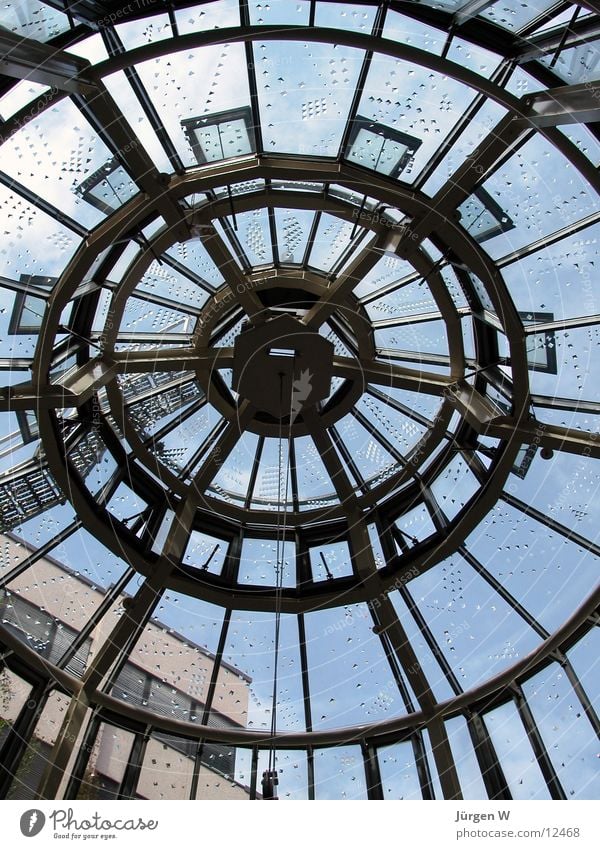 The network Roof Shopping malls Round Sky Architecture Net Glass Duesseldorf shadow arcades Circle nice shopping centre