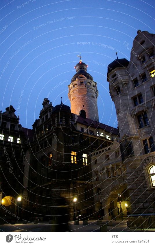 Leipzig's New Town Hall Sky Downtown Old town Populated City hall Gate Manmade structures Building Architecture Wall (barrier) Wall (building) Facade Window