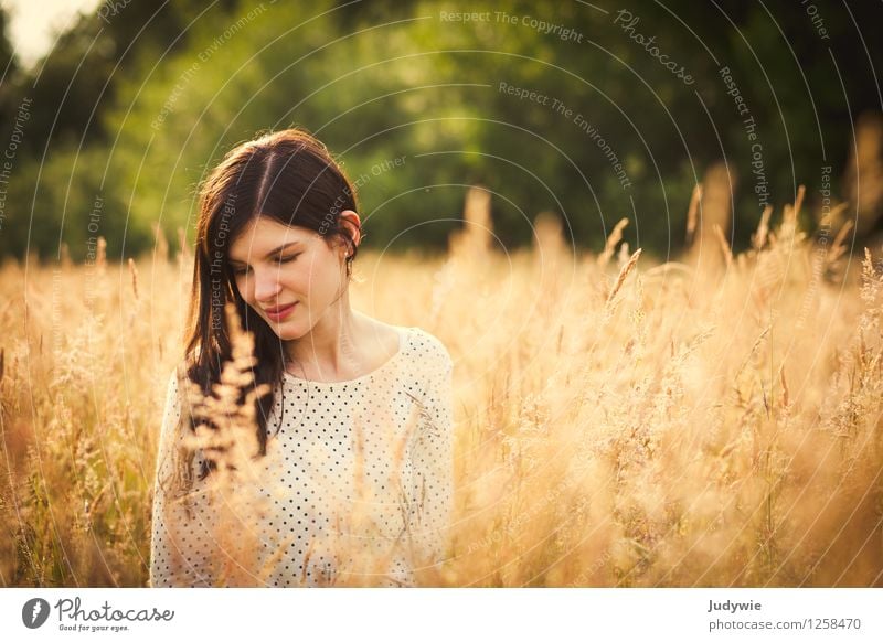 spotted Beautiful Senses Relaxation Calm Meditation Summer Sun Human being Feminine Young woman Youth (Young adults) Woman Adults 13 - 18 years 18 - 30 years