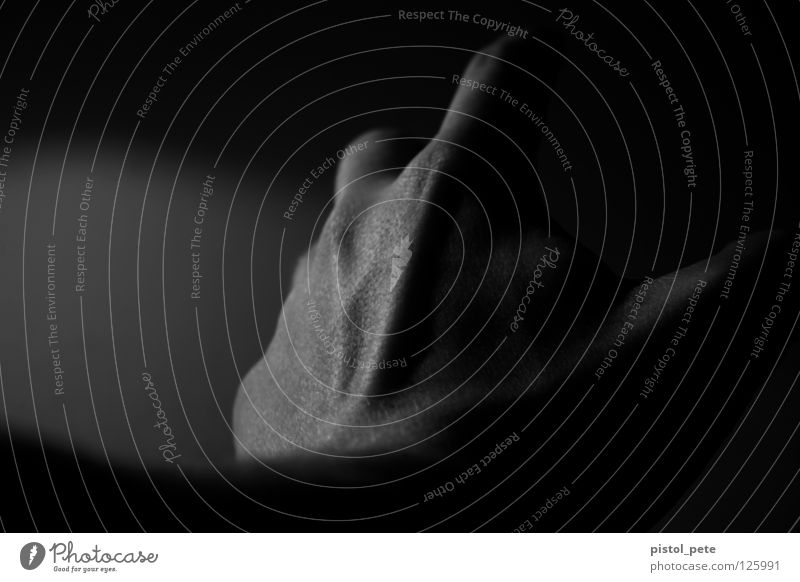 I'll have it in a minute Hand Fingers Vessel Wrinkles Black & white photo Skin Arm Human being Parts of body Close-up