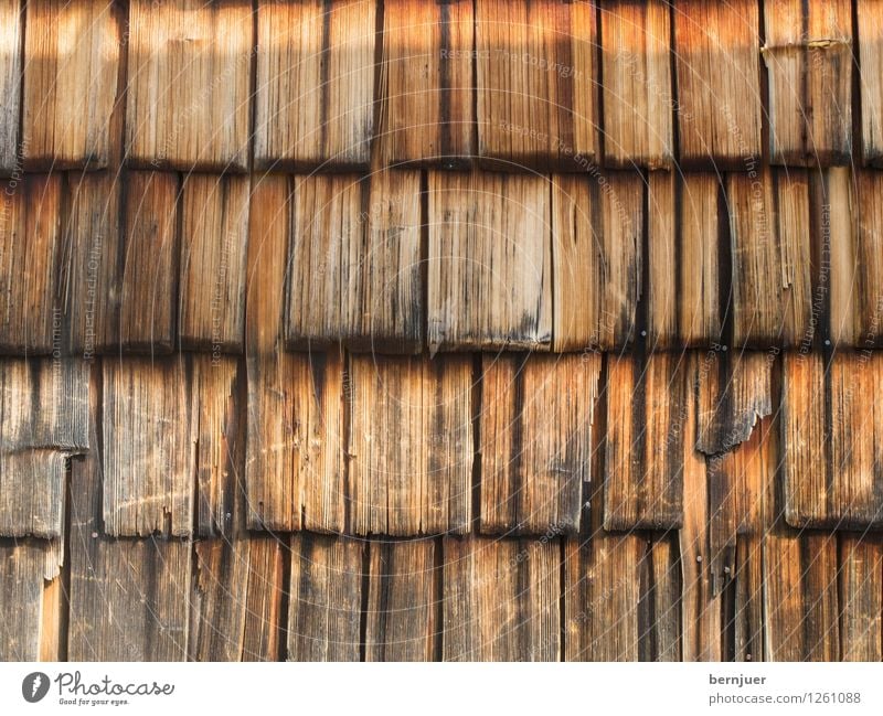 Hoiz before da Hüttn Wood Simple Cheap Good Brown Wooden wall Structures and shapes Background picture Shingle roof Weathered Old Rustic Rural Deserted