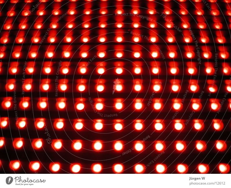 Red LED 2 Neon sign Light Pattern Electrical equipment Technology Row rows shine