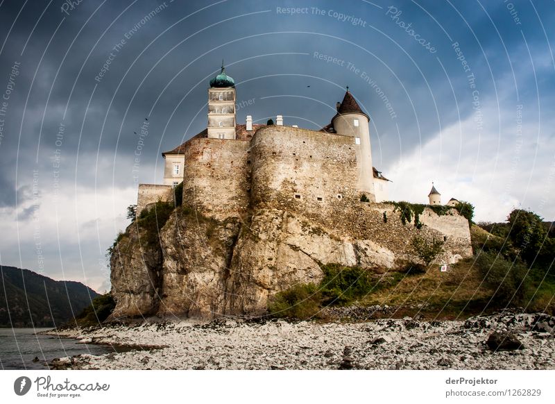 The castle of Count Zahl Vacation & Travel Tourism Trip Adventure Hiking Environment Nature Landscape Storm clouds Autumn Bad weather Waves River bank Beach