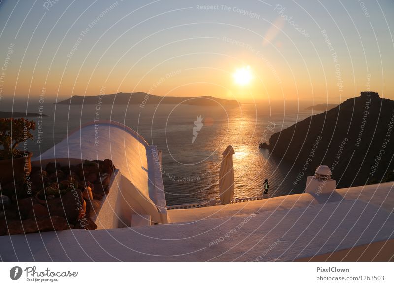 Santorini Lifestyle Luxury Elegant Style Harmonious Vacation & Travel Tourism Cruise Summer vacation Sun Beach Ocean Island Architecture Sunrise Sunset Sunlight