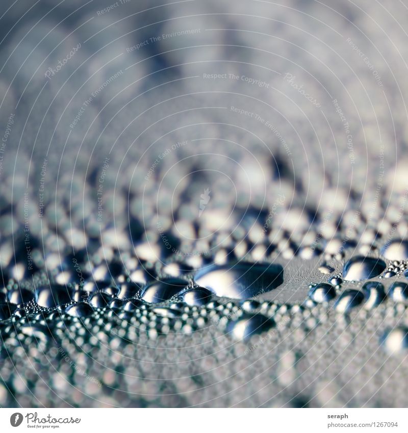 Droplets Drops of water Water Reflection Macro (Extreme close-up) Near Detail Abstract Structures and shapes Pattern Consistency Surface Material Natural Flow